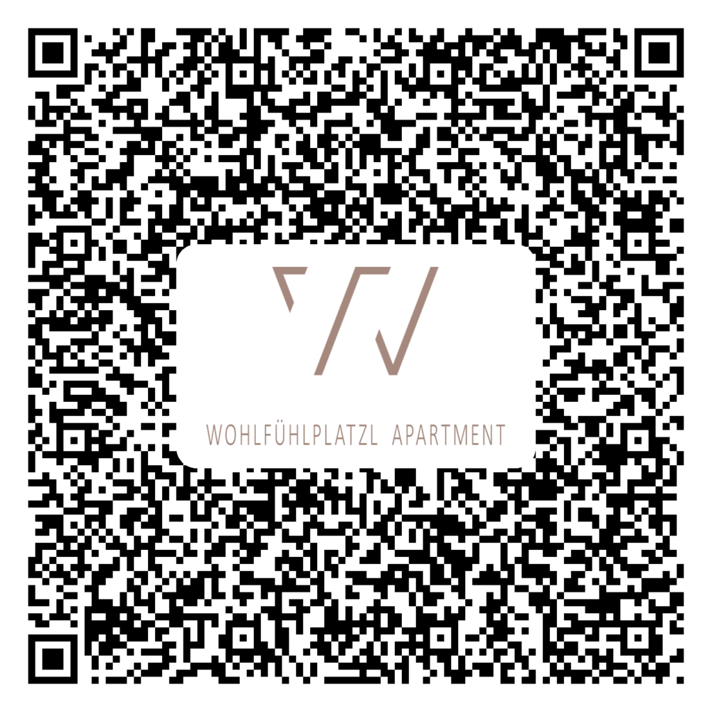 qr code kontakt Apartment Wohlfühlplatzl